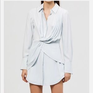 Acler Alma Silk Shirt Dress